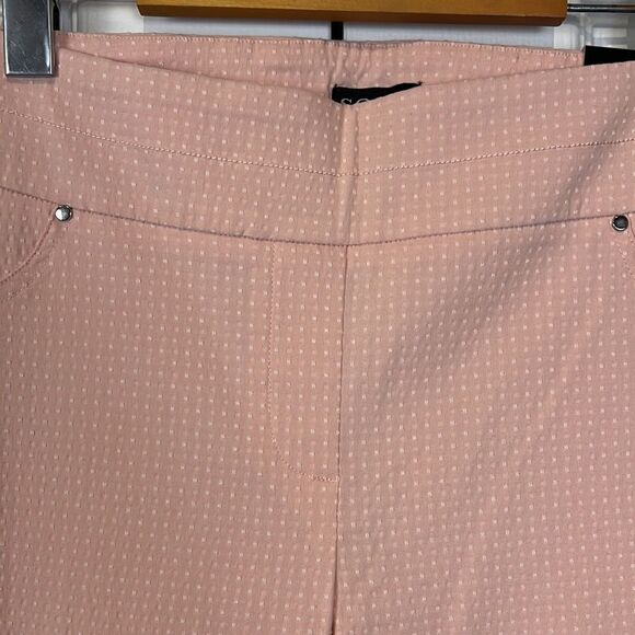 SOHO Apparel Ltd Pink l/Blush Pull On Pants Size L NWT - Picture 3 of 12